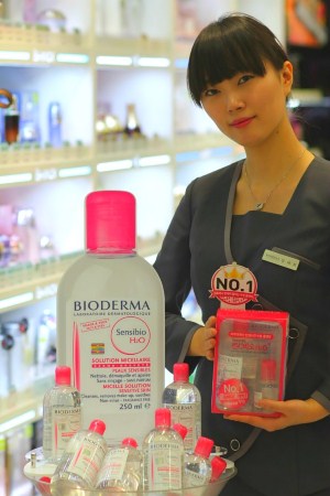 BIODERMA in 西面エリア OLIVE YOUNG （ビオデルマ in オリーブヨン）（釜山）